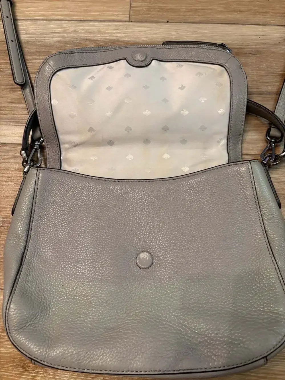 Kate Spade New York Jackson Soft Pebbled Leather Medium Flap Shoulder Bag